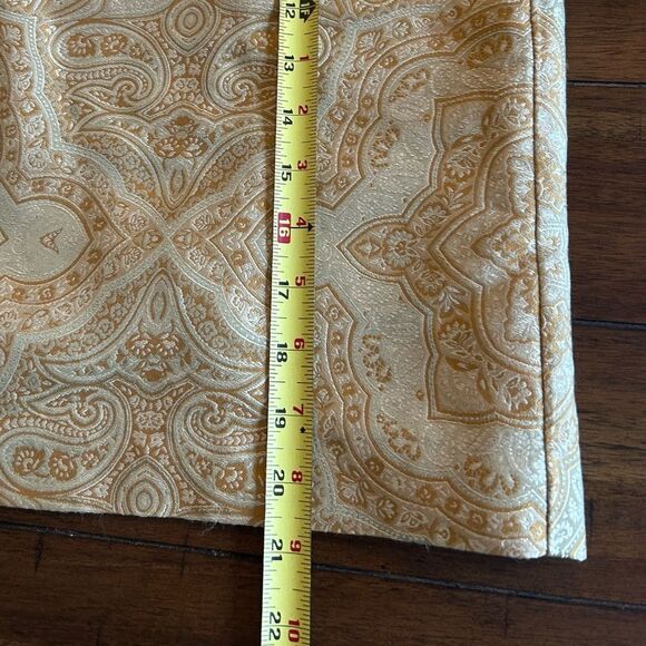 Tommy Bahama Gold Paisley 100% Silk Lined Pencil Skirt Size 6 - Picture 10 of 10